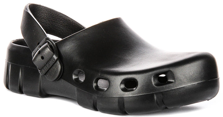 Birkenstock Birki Flow zoccoli | EVA nera da donna - Calzata regolare
