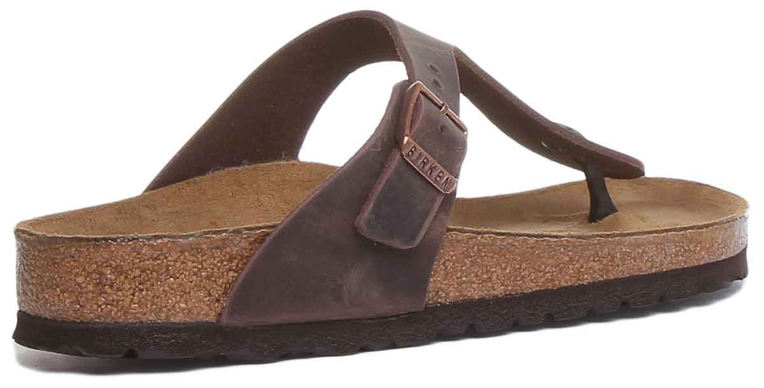 Birkenstock Gizeh Sandals | Brown genuine leather for Women
