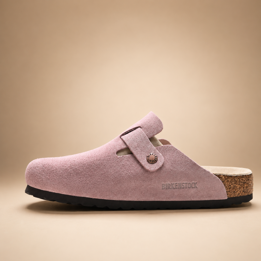 Women's Birkenstock Boston Suede Clogs