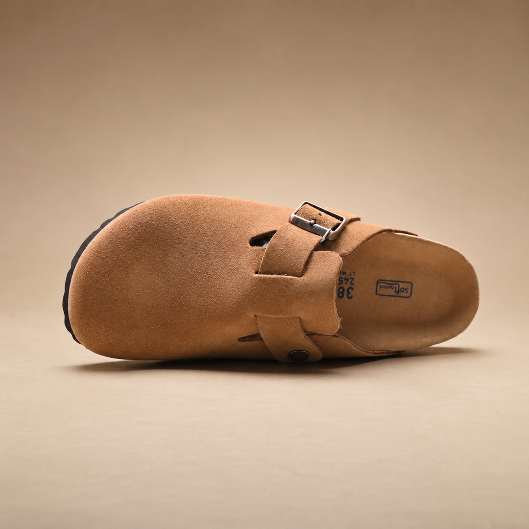 Women's Birkenstock Boston Suede Clogs