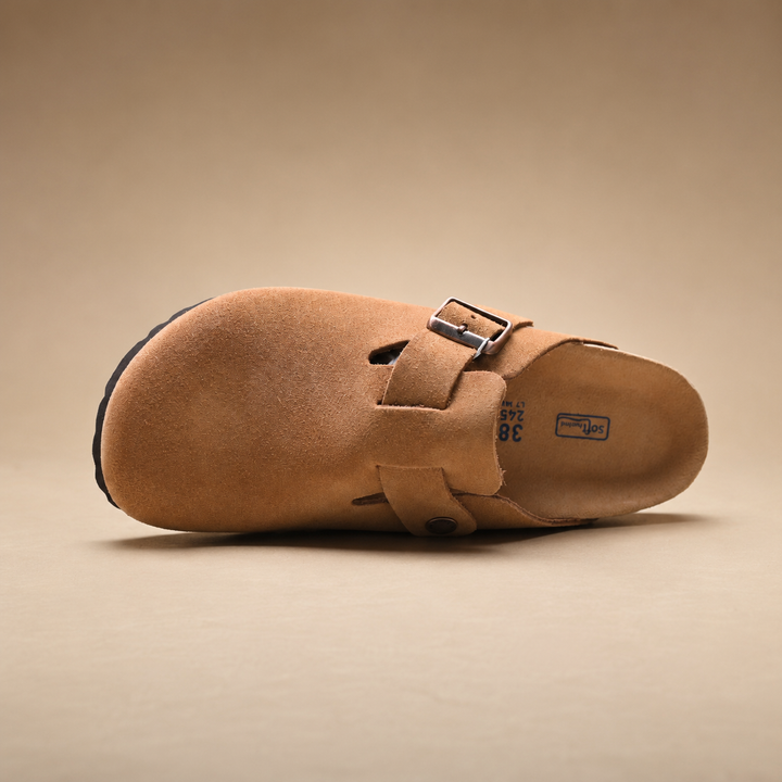 Women's Birkenstock Boston Suede Clogs