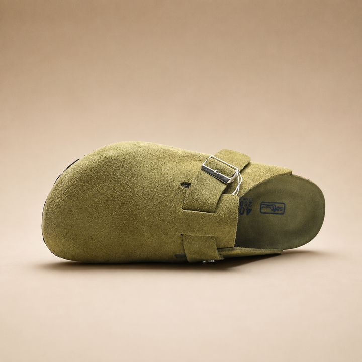 Women's Birkenstock Boston Suede Clogs