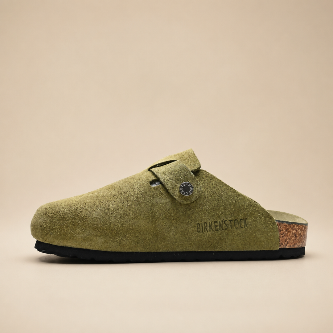 Women's Birkenstock Boston Suede Clogs