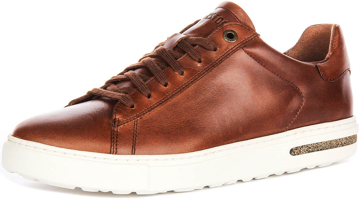 Sneakers Birkenstock Bend Low | Pelle genuina color cognac per uomo e donna