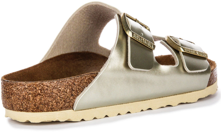 Birkenstock Arizona Sandals | Gold Birko-Flor for Kids
