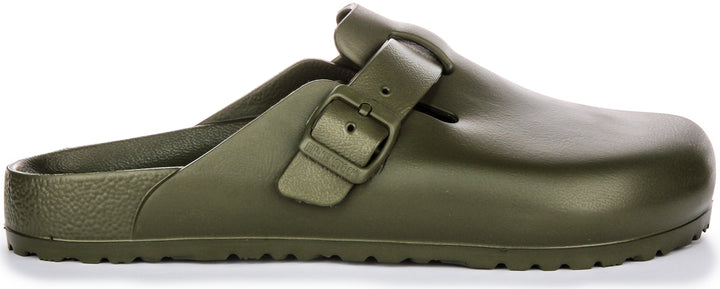 Birkenstock Boston Clogs | Khaki EVA for Men and Women
