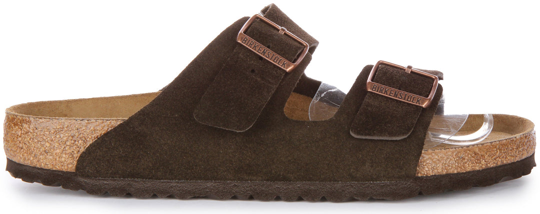 Birkenstock Arizona Sandals | Mocha suede leather for Men