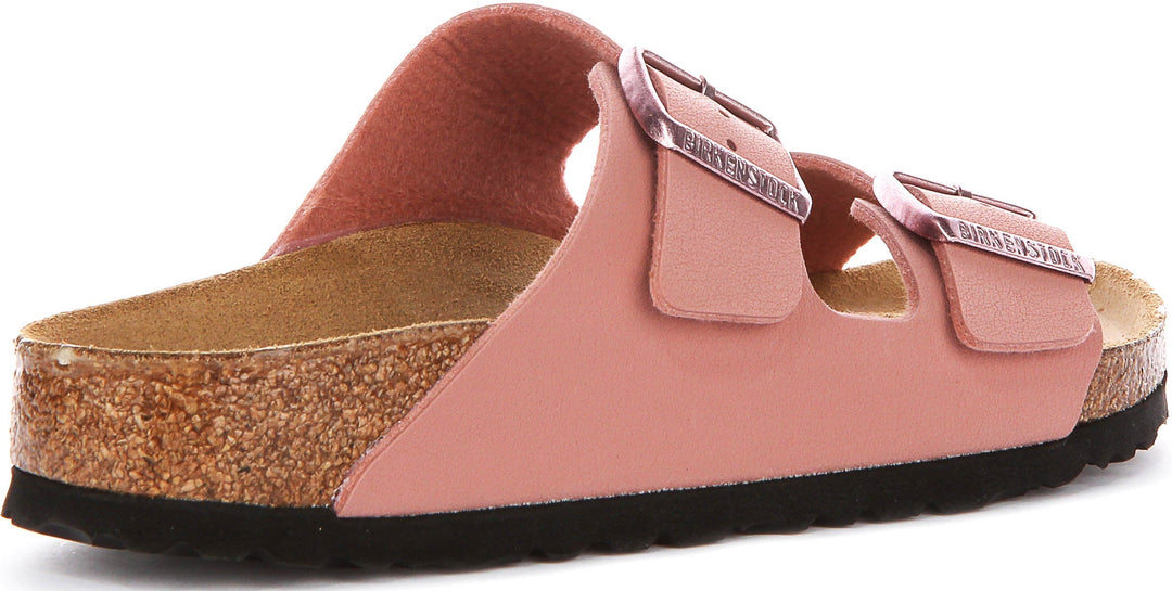 Birkenstock Arizona Sandals | Pink Birko-Flor for Kids - Narrow Fit