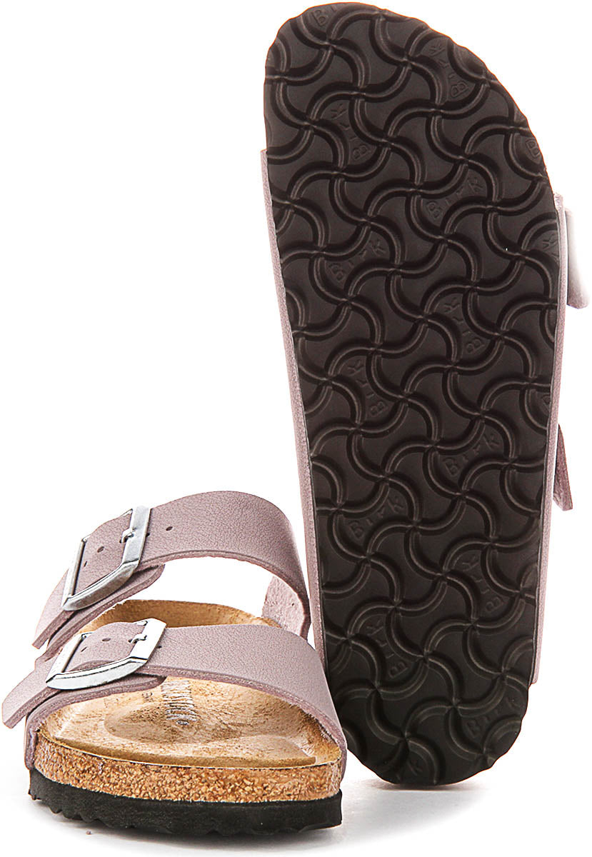 Birkenstock Arizona Sandals | Purple Birko-Flor for Kids - Narrow Fit