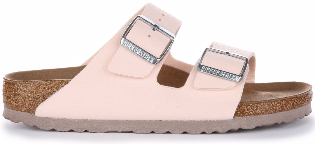 Birkenstock Arizona Sandals | Pink Birkibuc - Vegan-Friendly for Women