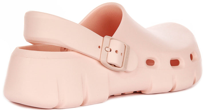 Birkenstock Birki Flow zoccoli | EVA rosa da donna - Calzata regolare