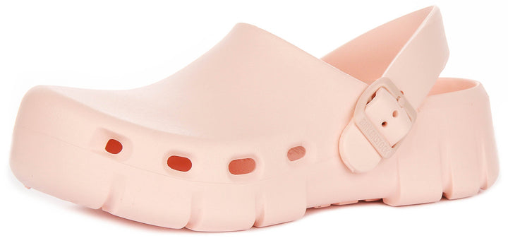Birkenstock Birki Flow zoccoli | EVA rosa da donna - Calzata regolare