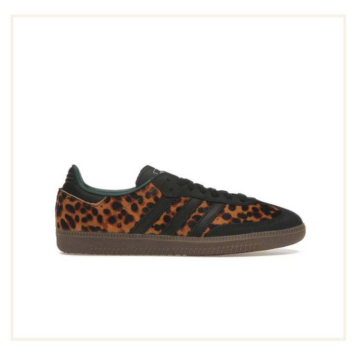 adidas Samba OG Black Green Leopard