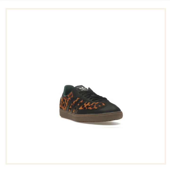 adidas Samba OG Black Green Leopard