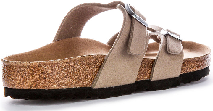 Birkenstock Mayari Sandals | Taupe Birko-Flor - Vegan-Friendly for Men and Women