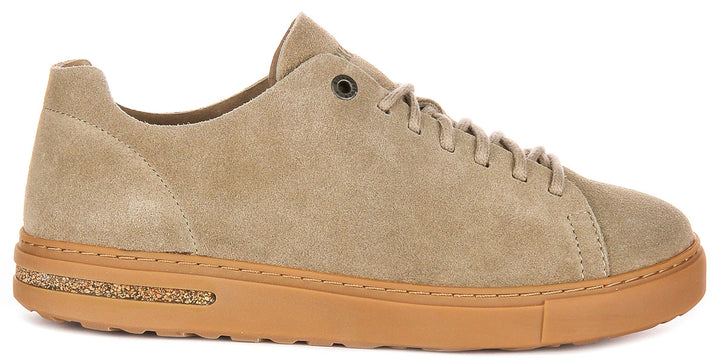 Sneakers Birkenstock Bend Low | Pelle scamosciata color tortora per uomo e donna