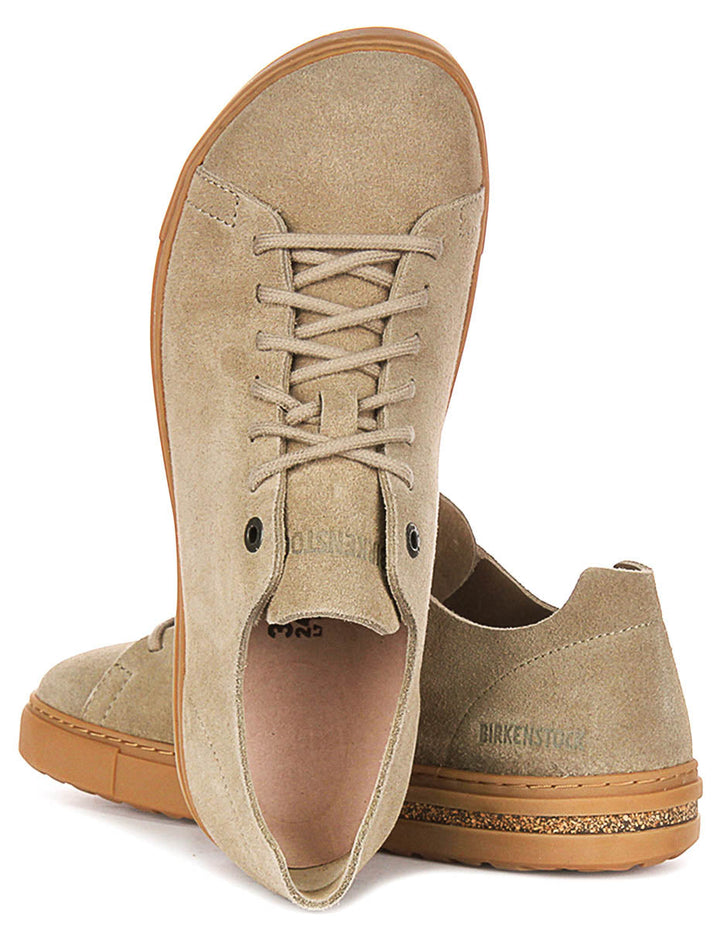 Sneakers Birkenstock Bend Low | Pelle scamosciata color tortora per uomo e donna