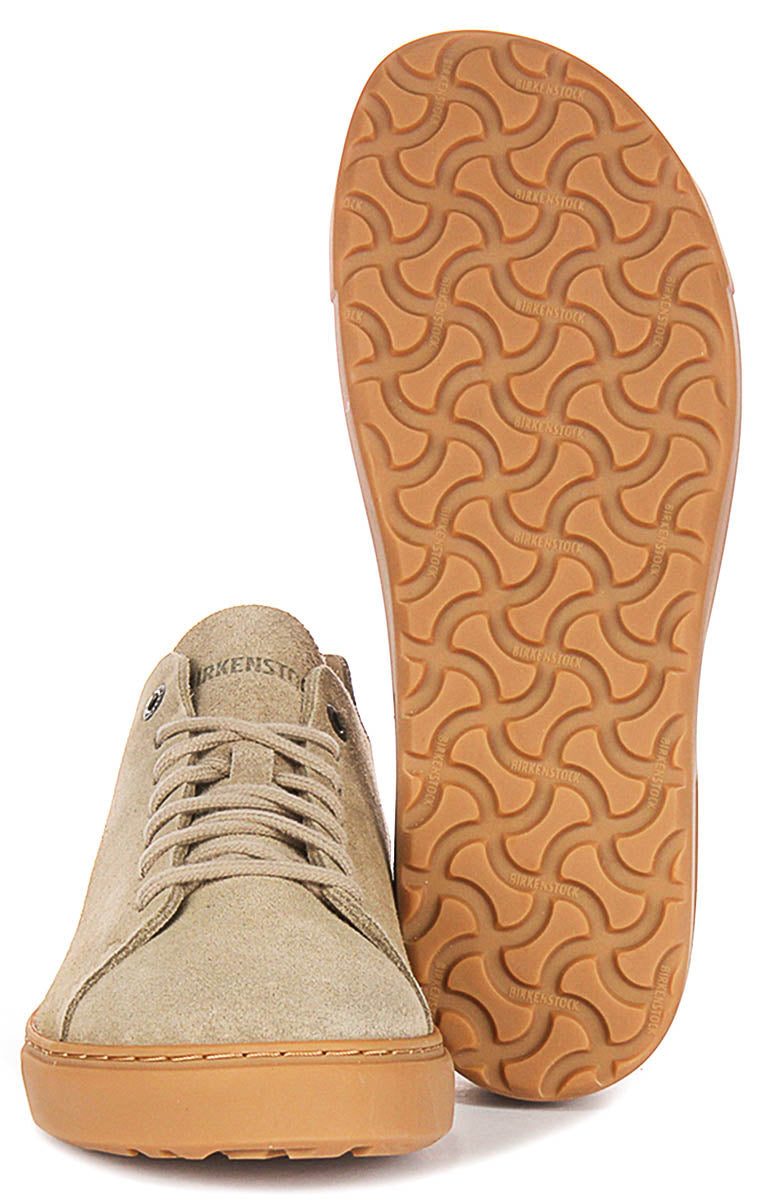 Sneakers Birkenstock Bend Low | Pelle scamosciata color tortora per uomo e donna