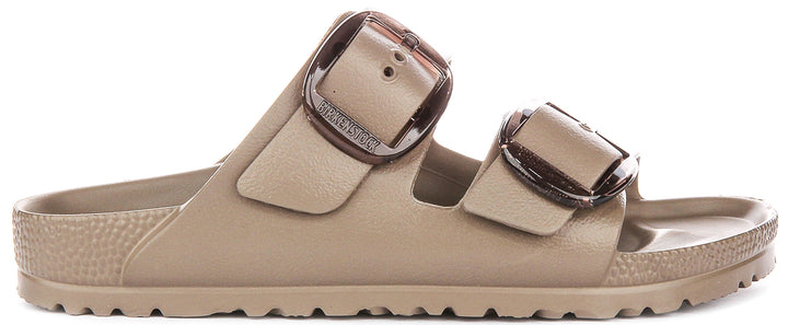 Birkenstock Arizona Sandals | Taupe EVA - Big Buckle for Women - Narrow Fit