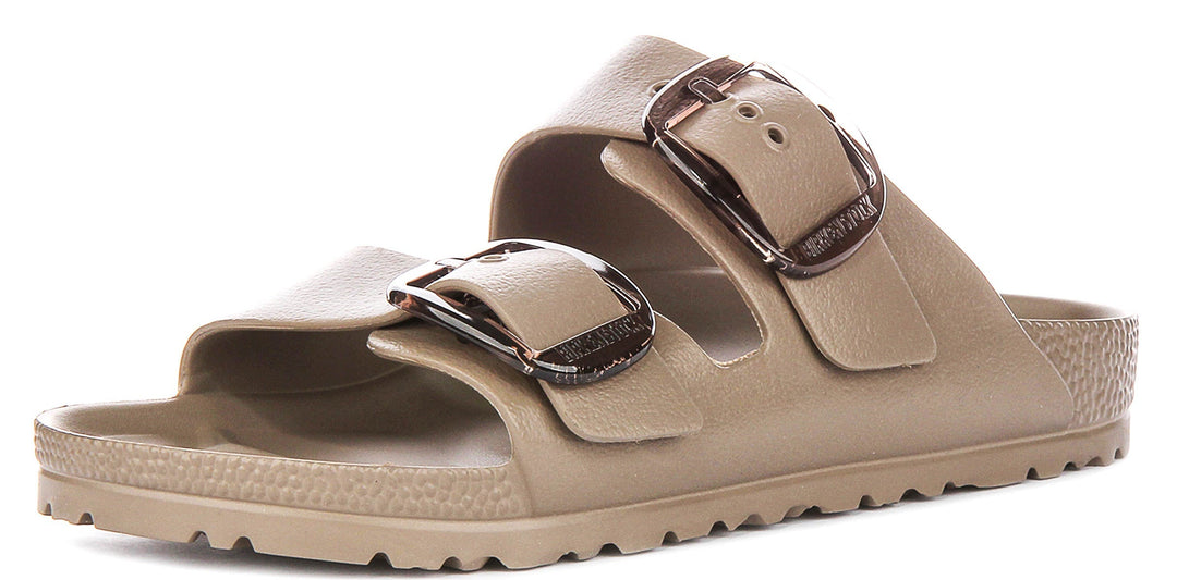 Birkenstock Arizona Sandals | Taupe EVA - Big Buckle for Women - Narrow Fit