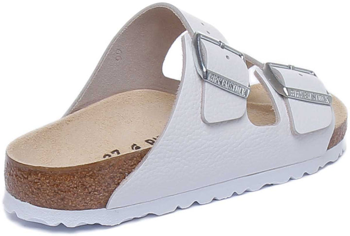 Sandales Birkenstock Arizona | cuir nubuck blanc pour femmes